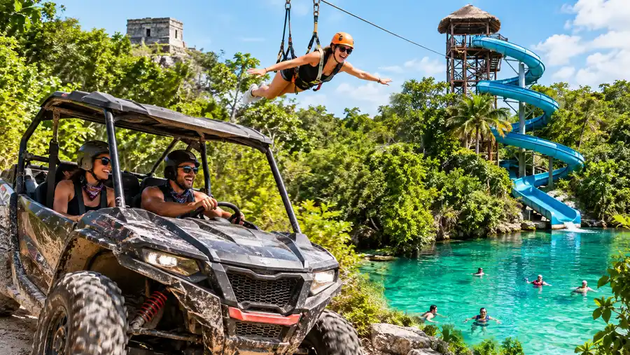 Cancun Jungle Tour and AquaTwister Combos