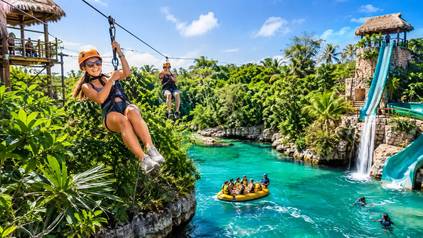 Cancun Jungle Tour and AquaTwister Combos